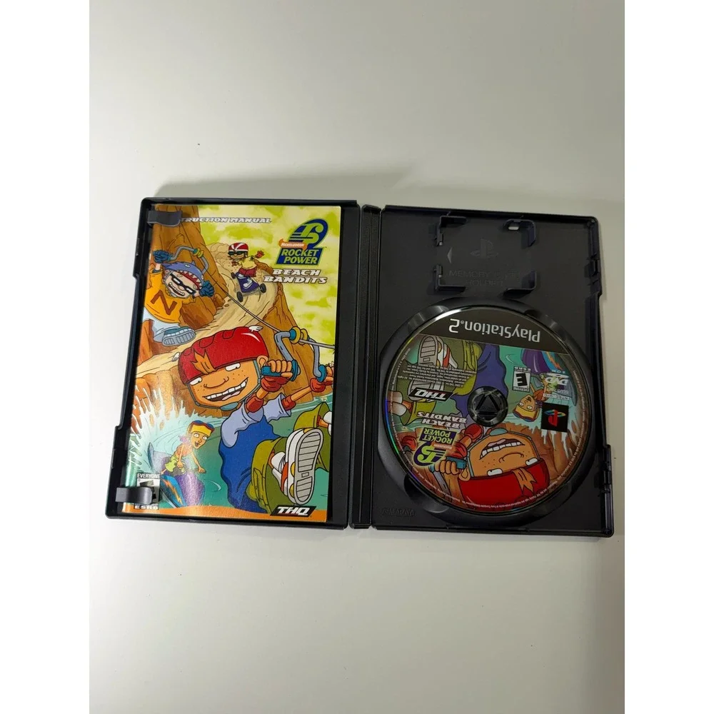Rocket Power Beach Bandits Sony PlayStation 2 PS2 Game Complete CIB Nickelodeon